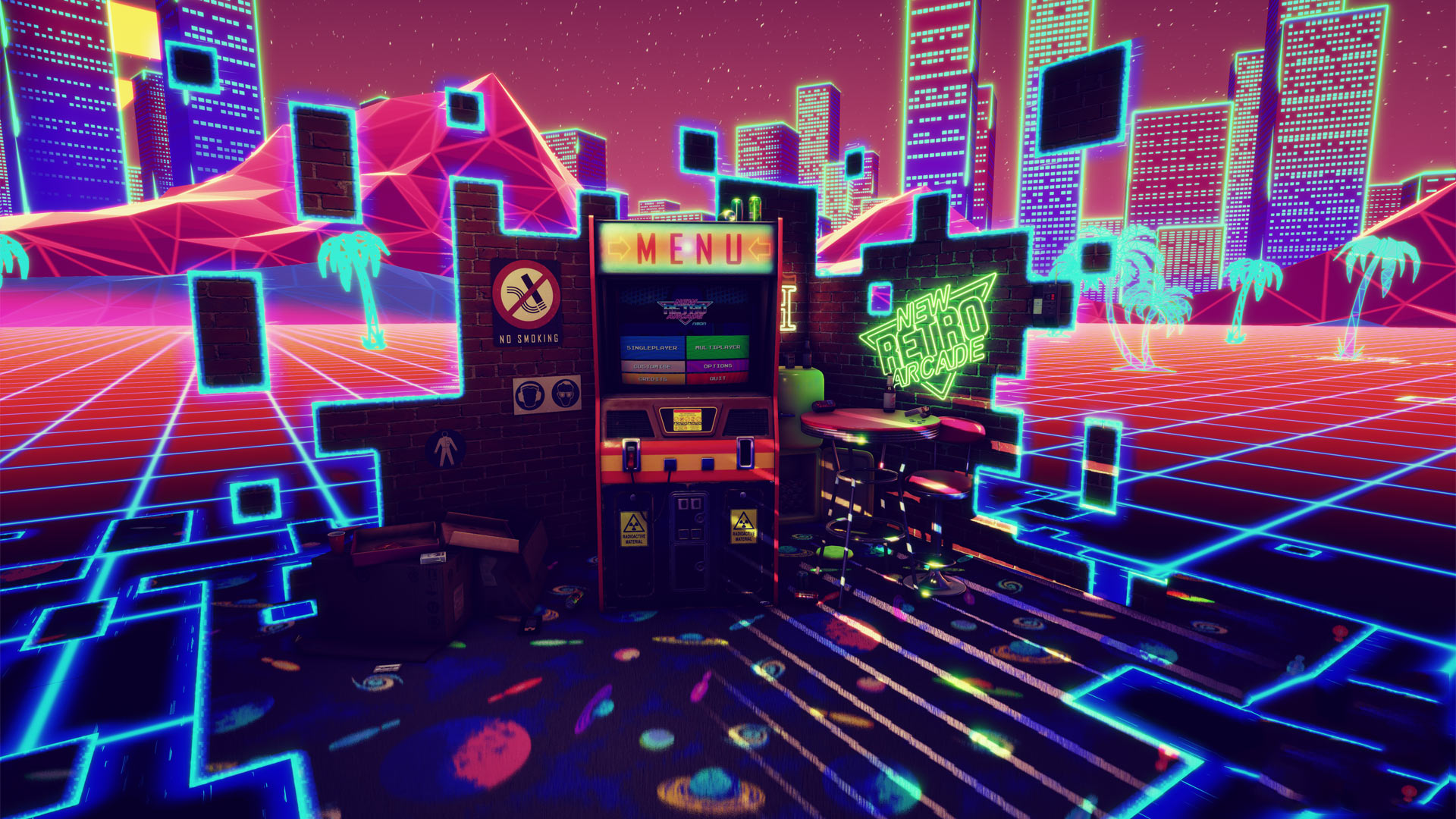 New Retro Arcade Neon